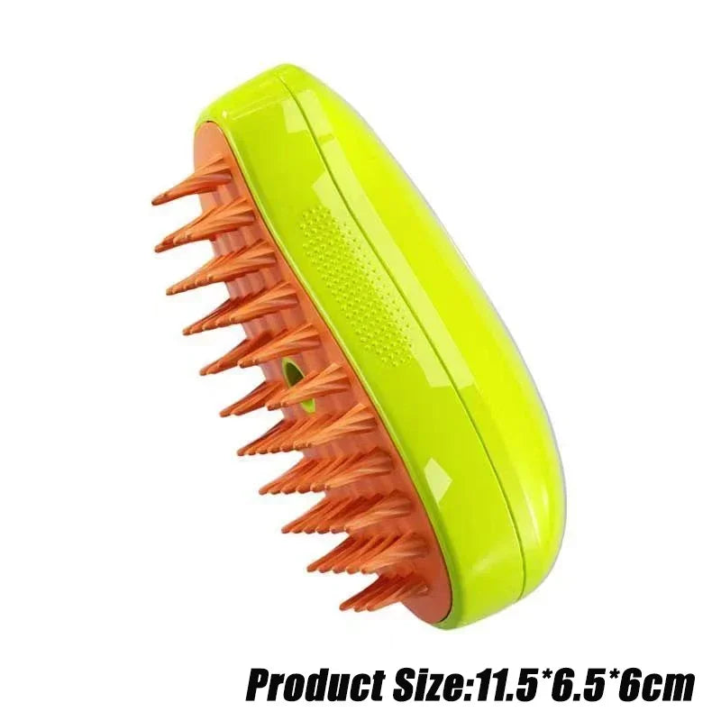 Pet Pamper Steamy Grooming Brush